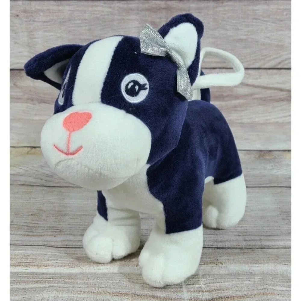 Gymboree Girl's Plush Frenchie French Bulldog Dog Purse Stuffed Animal 8